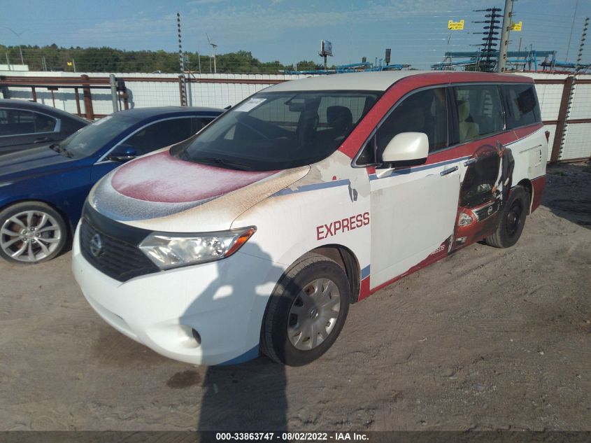 2014 NISSAN QUEST S JN8AE2KP6E9101319