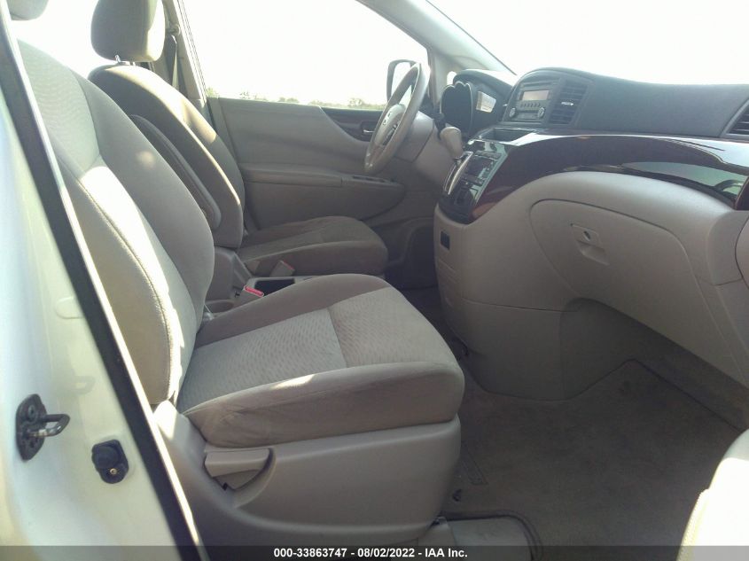 2014 NISSAN QUEST S JN8AE2KP6E9101319