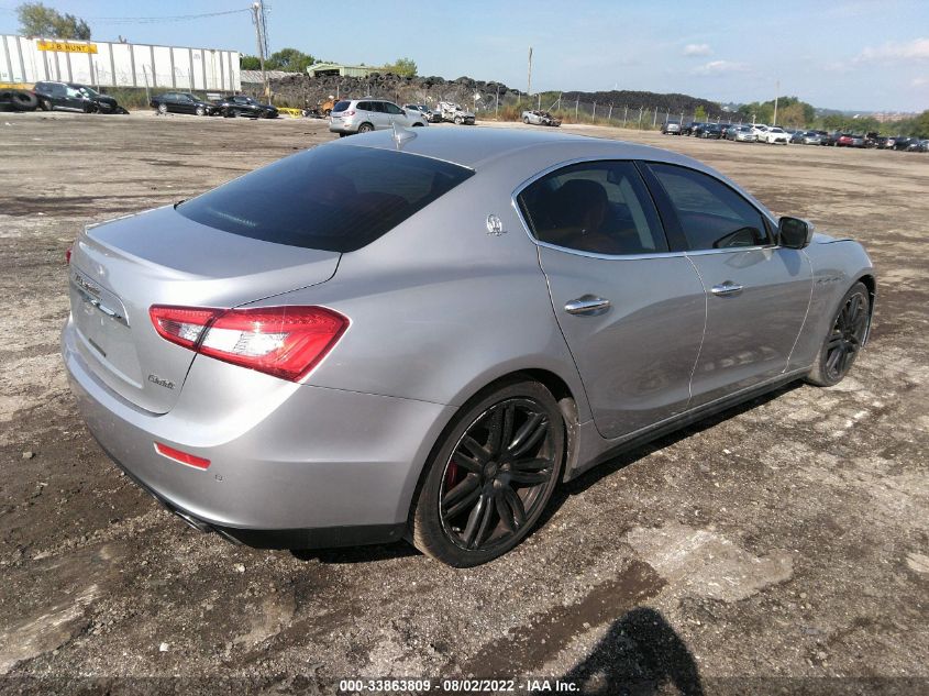 2014 MASERATI GHIBLI S Q4 ZAM57RTA9E1126705