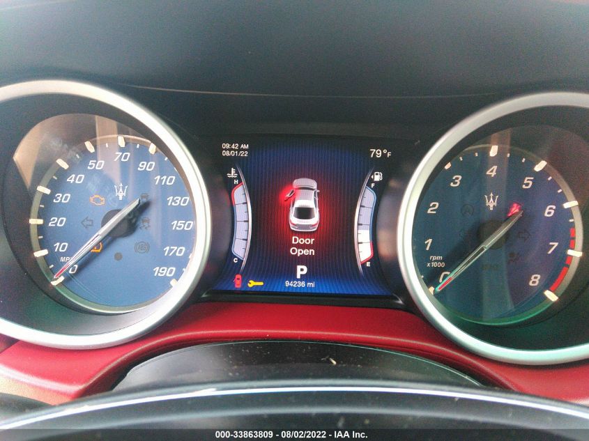 2014 MASERATI GHIBLI S Q4 ZAM57RTA9E1126705