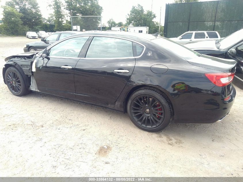 2014 MASERATI QUATTROPORTE S Q4 ZAM56RRA8E1095652