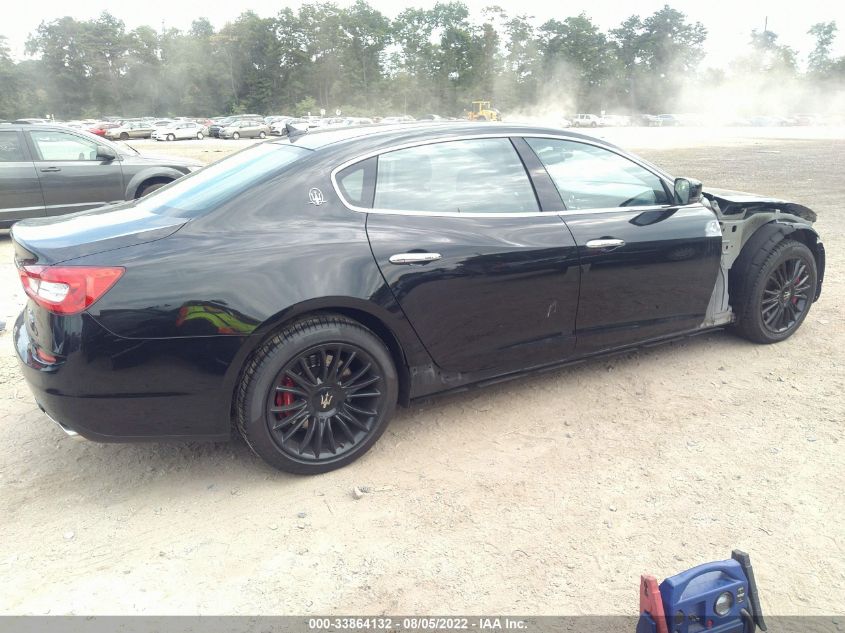 2014 MASERATI QUATTROPORTE S Q4 ZAM56RRA8E1095652