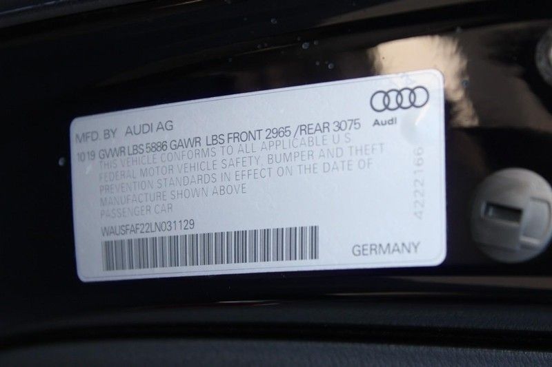 2020 AUDI S7 PRESTIGE WAUSFAF22LN031129