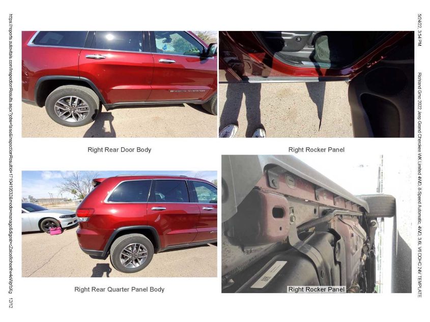 2022 JEEP GRAND CHEROKEE WK LIMITED 1C4RJFBG6NC122739