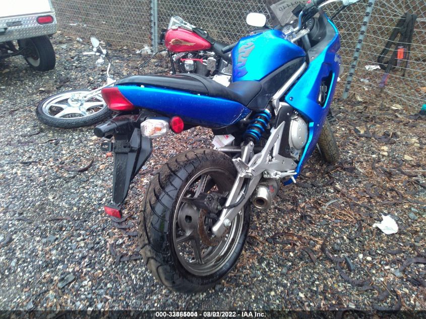 2007 KAWASAKI EX650 A JKAEXEA127A027124