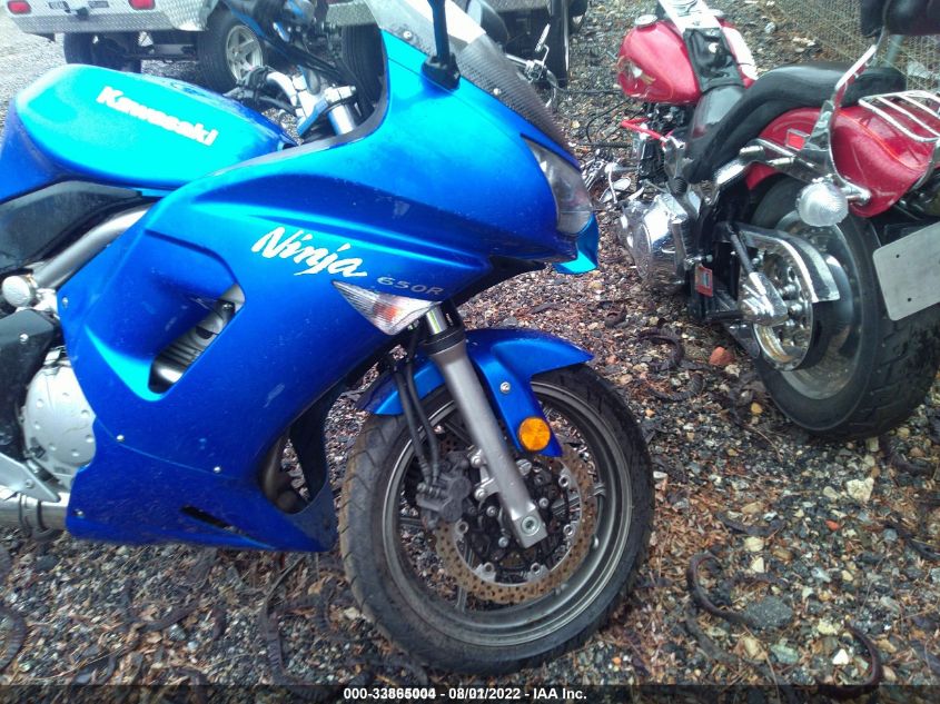 2007 KAWASAKI EX650 A JKAEXEA127A027124