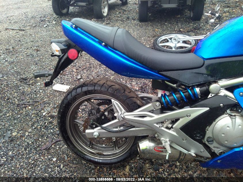 2007 KAWASAKI EX650 A JKAEXEA127A027124