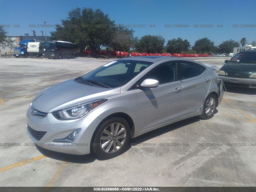2015 HYUNDAI ELANTRA SE 5NPDH4AE3FH587222