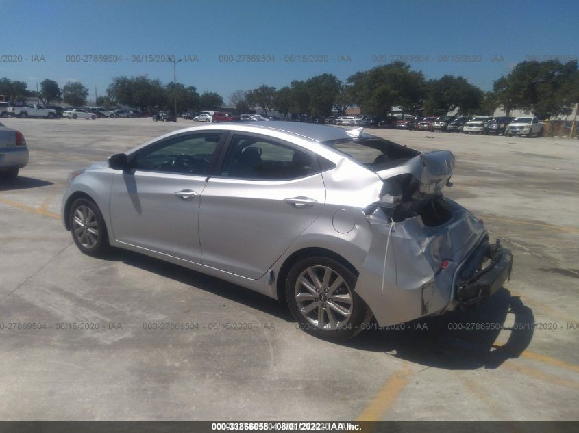 2015 HYUNDAI ELANTRA SE 5NPDH4AE3FH587222
