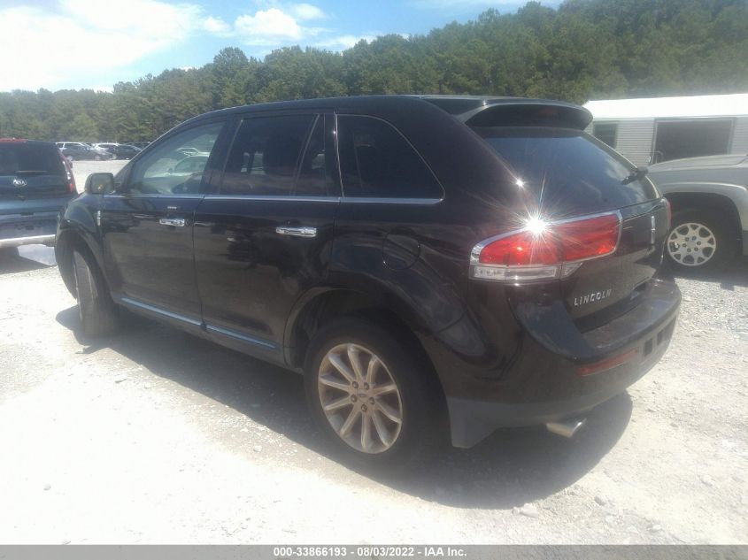 2013 LINCOLN MKX 2LMDJ6JK6DBL12412