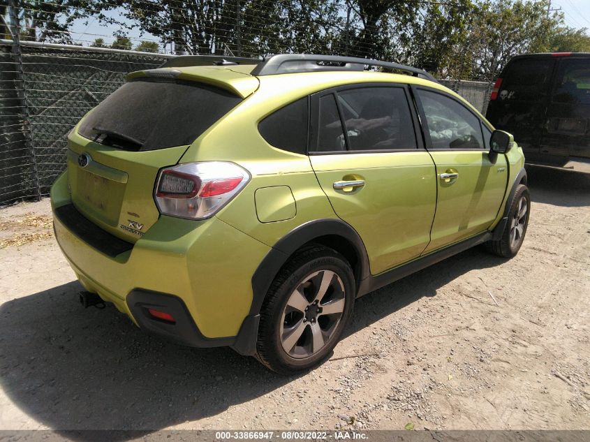 2014 SUBARU XV CROSSTREK HYBRID TOURING JF2GPBKC3EH231028