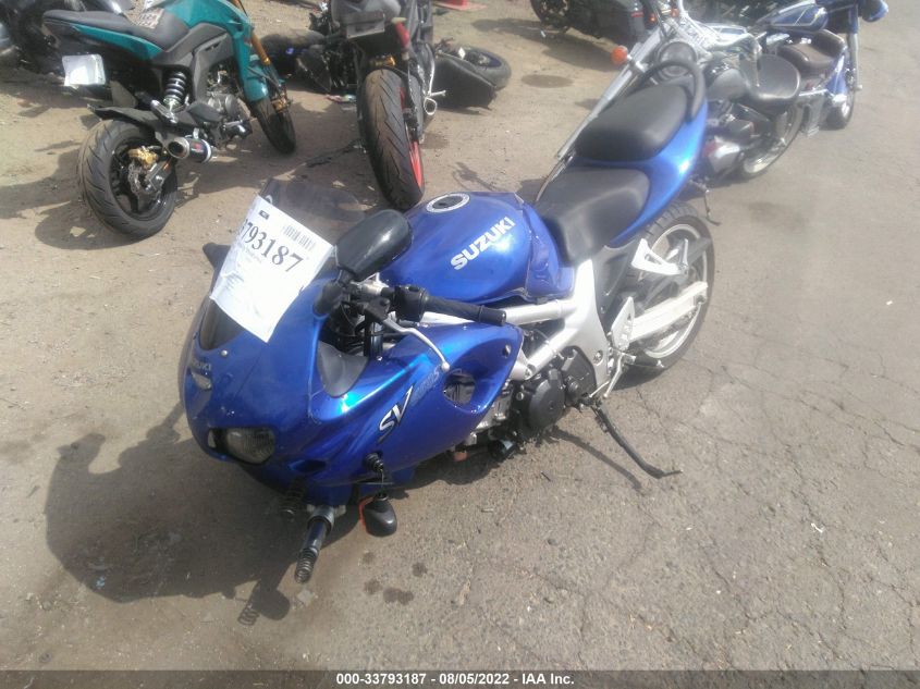 2002 SUZUKI SV650 S JS1VP52A922105724