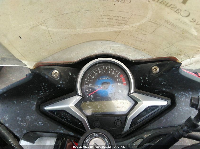 2012 HONDA CBR250 R MLHMC410XC5204159