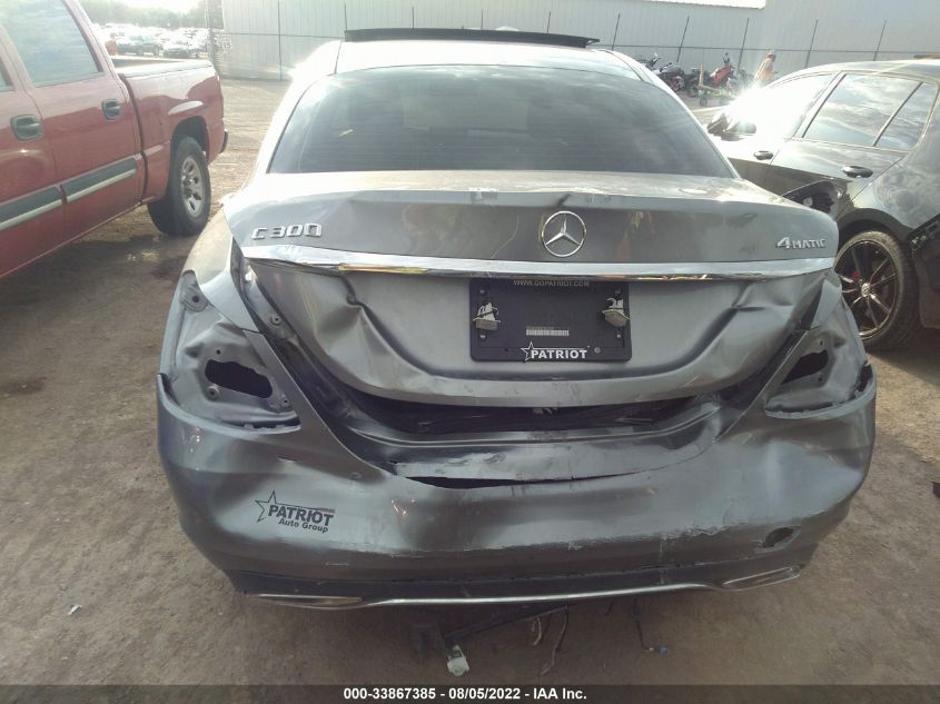 2015 MERCEDES-BENZ C-CLASS C 300 55SWF4KB0FU042207