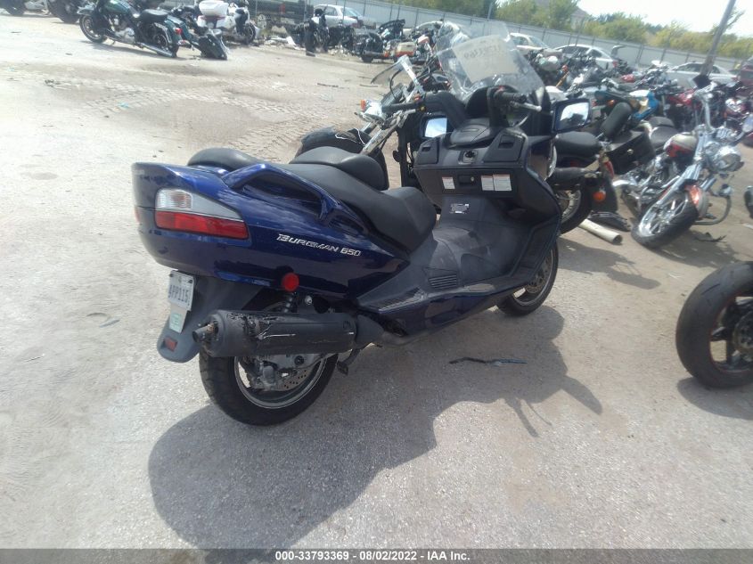 2005 SUZUKI AN650 K3 JS1CP51A752100485