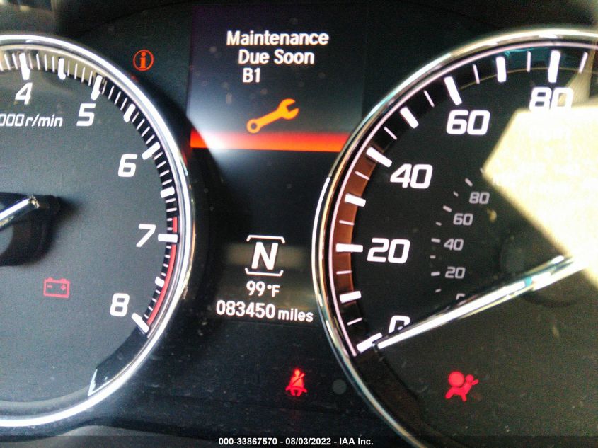 2014 ACURA RLX NAVIGATION JH4KC1F3XEC003242