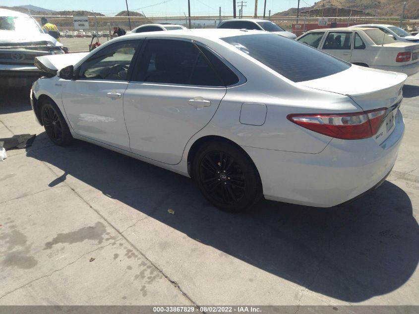 2016 TOYOTA CAMRY HYBRID SE 4T1BD1FK0GU198248