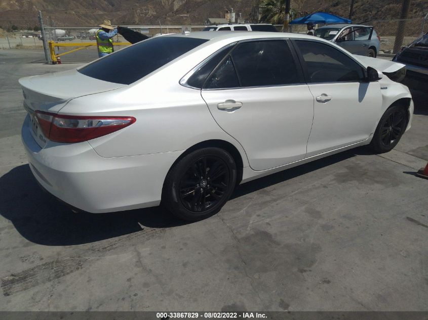 2016 TOYOTA CAMRY HYBRID SE 4T1BD1FK0GU198248