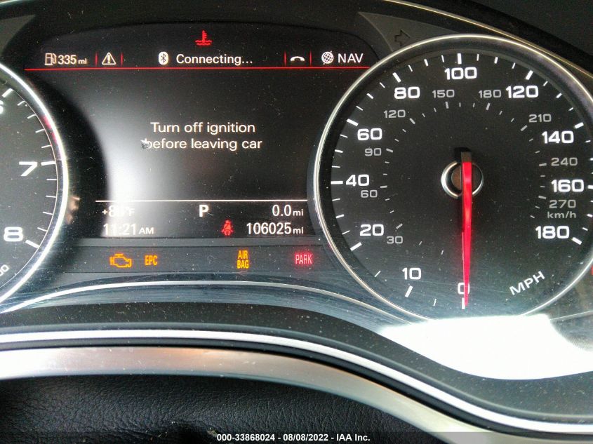 2013 AUDI A7 3.0 PRESTIGE WAU2GAFC8DN065003