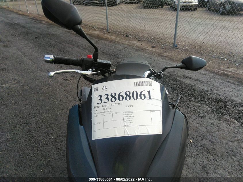 2020 HONDA WW150 RLHKF300XLY000540