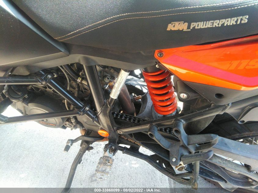2015 KTM 1190 ADVENTURE VBKV19400FM930398