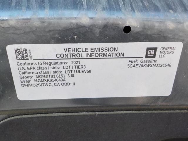 2021 BUICK ENCLAVE ESSENCE 5GAEVAKWXMJ134546