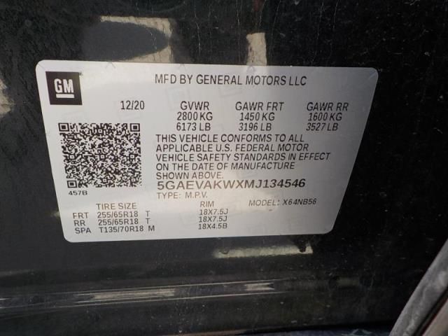 2021 BUICK ENCLAVE ESSENCE 5GAEVAKWXMJ134546
