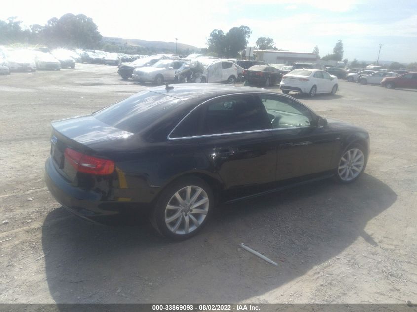 2014 AUDI A4 PREMIUM WAUAFAFL7EN042568
