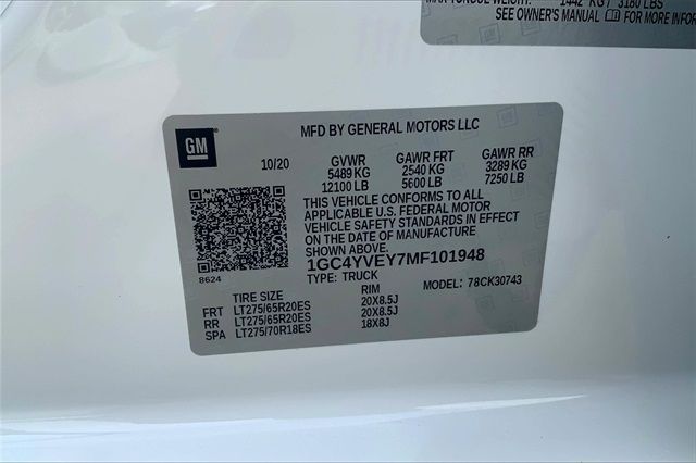 2021 CHEVROLET SILVERADO 3500HD HIGH COUNTRY 1GC4YVEY7MF101948