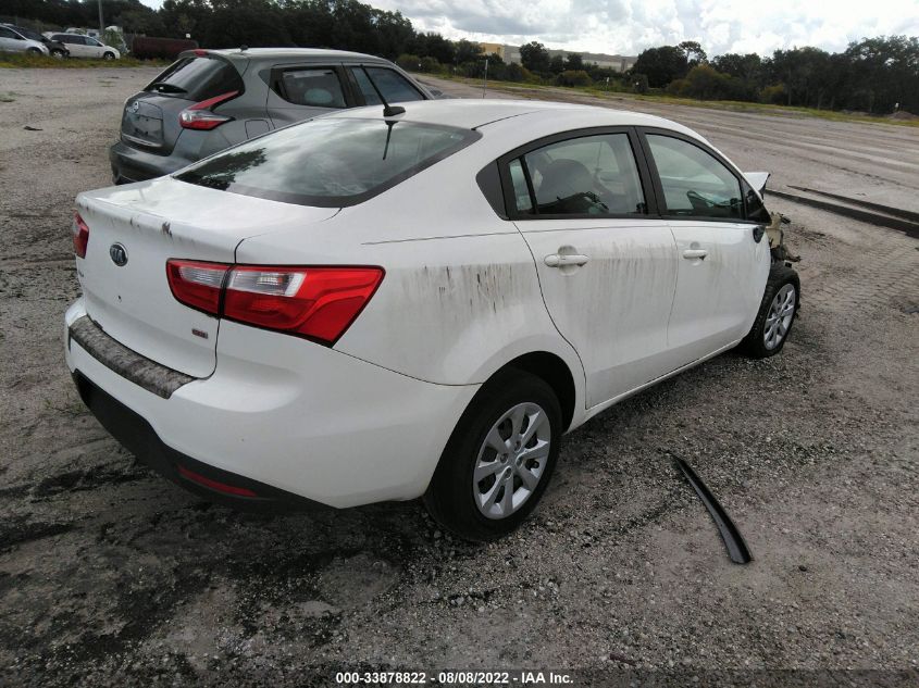 2013 KIA RIO LX KNADM4A3XD6284002