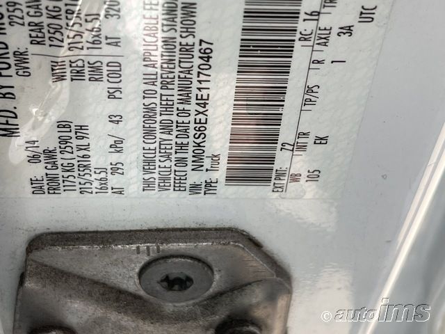 2014 FORD TRANSIT CONNECT XL NM0KS6EX4E1170467