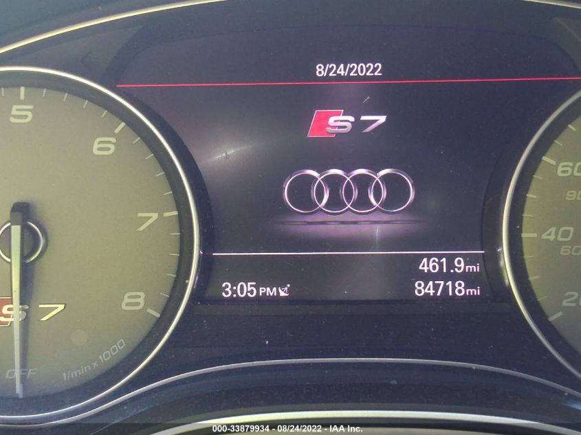 2017 AUDI S7 PREMIUM PLUS WAUWFAFC8HN037597