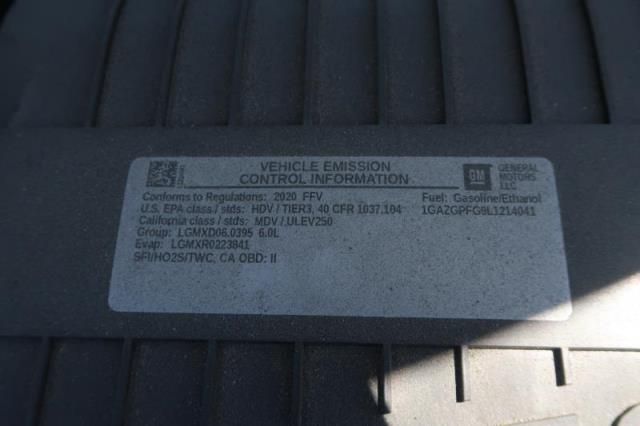 2020 CHEVROLET EXPRESS PASSENGER LT 1GAZGPFG9L1214041