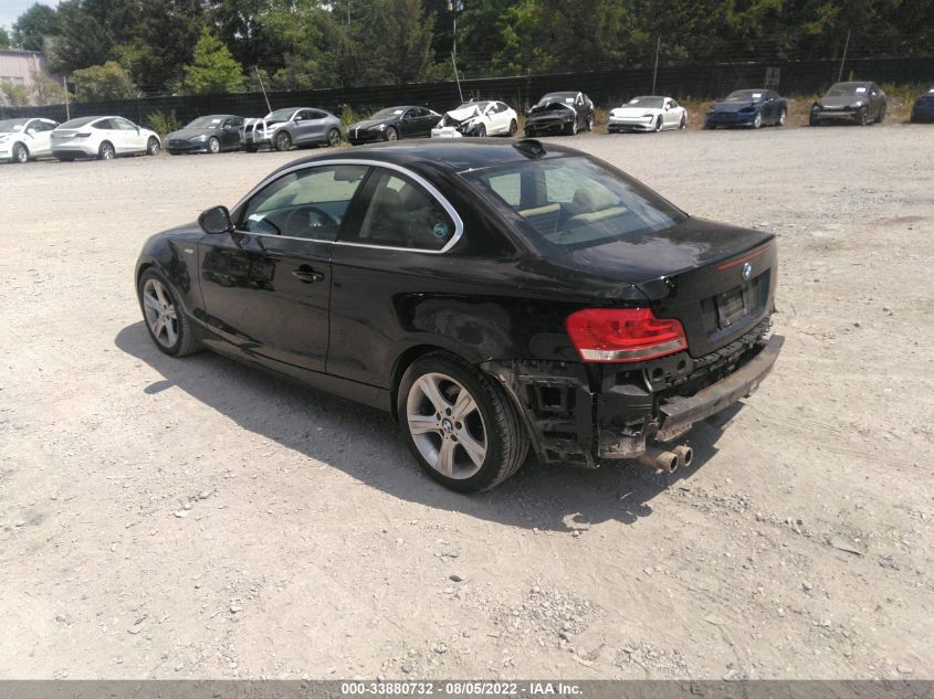 2013 BMW 1 SERIES 128I WBAUP9C52DVF46767