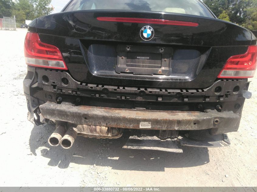 2013 BMW 1 SERIES 128I WBAUP9C52DVF46767