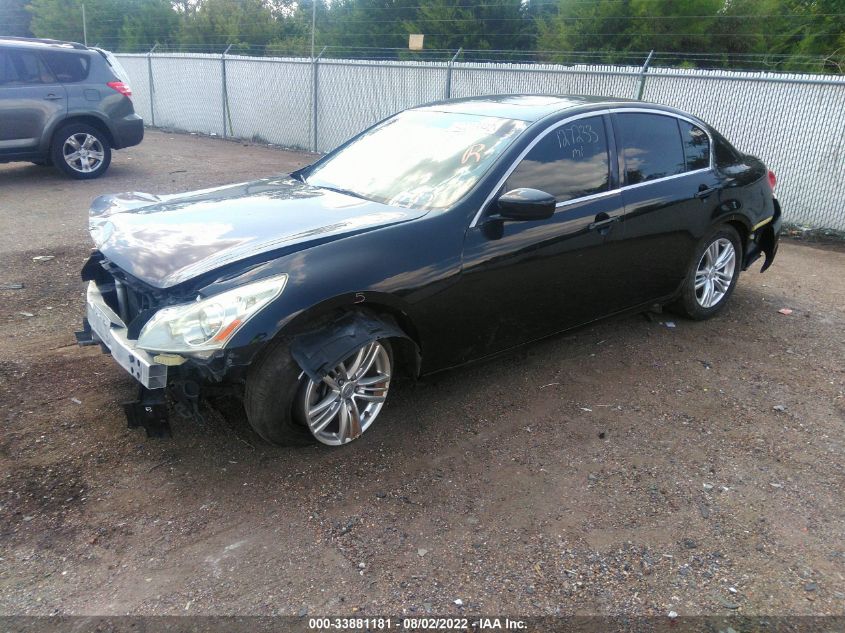 2013 INFINITI G37 SEDAN X JN1CV6AR2DM760382