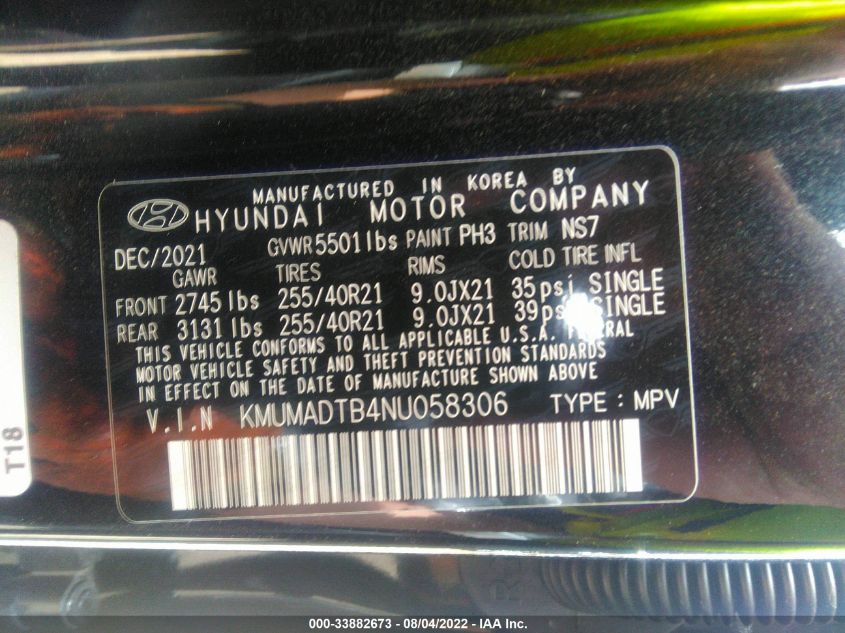 2022 GENESIS GV70 2.5T KMUMADTB4NU058306