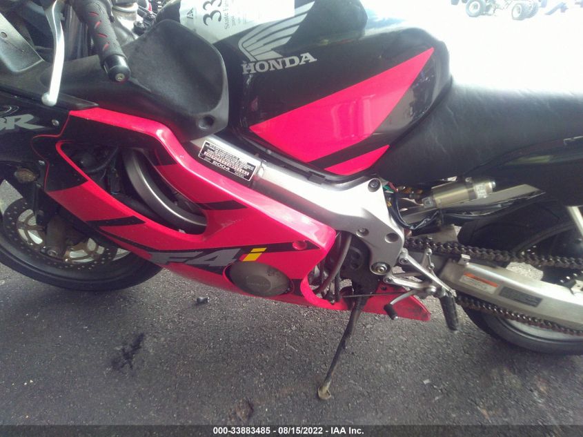 2004 HONDA CBR600 F4 JH2PC35024M501462