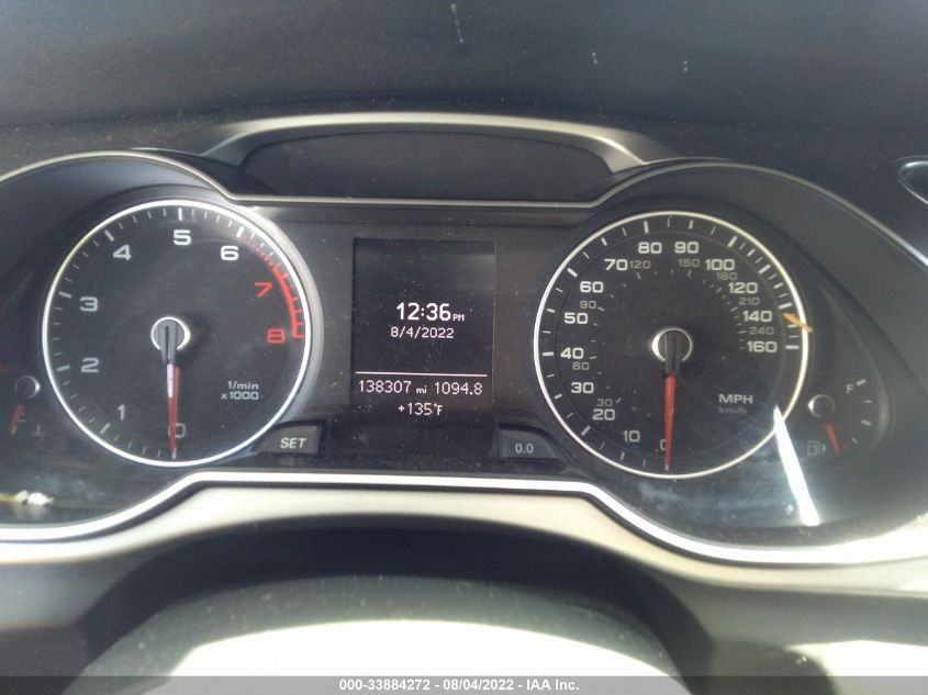 2014 AUDI A4 PREMIUM WAUAFAFL2EN020154
