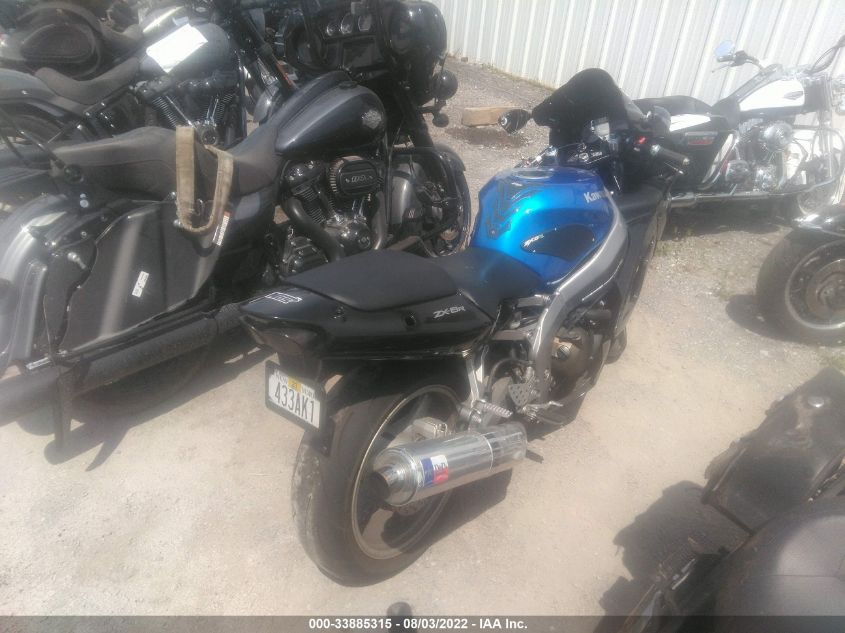 2008 KAWASAKI ZX600 J1 JKAZX4J198A073613