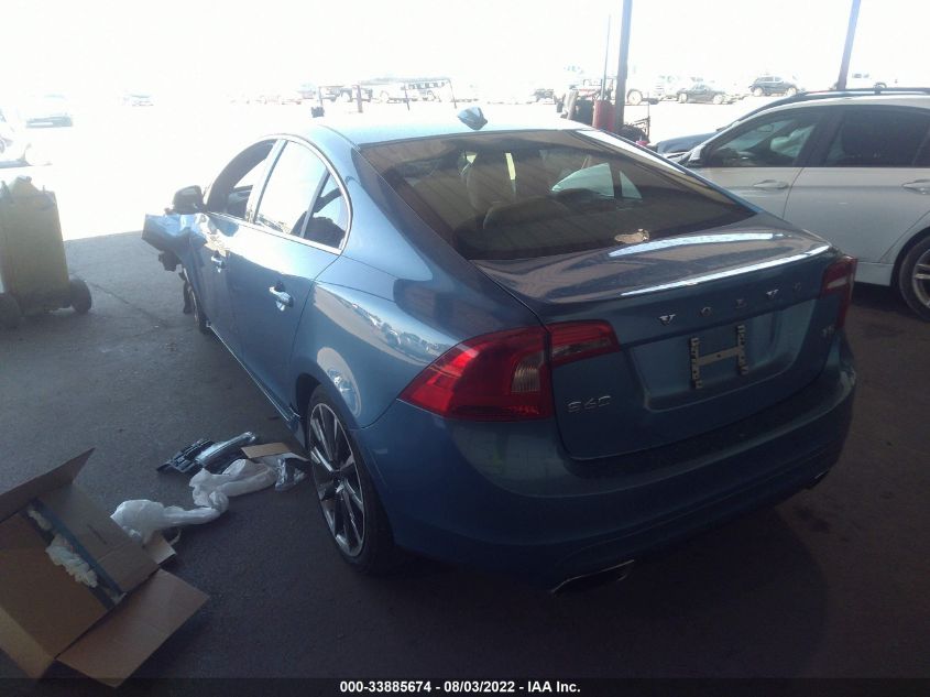 2015 VOLVO S60 T5 DRIVE-E PREMIER YV126MFKXF2351514