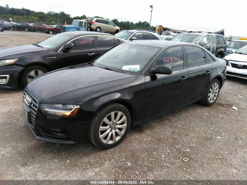 2013 AUDI A4 PREMIUM WAUAFAFL3DA167122