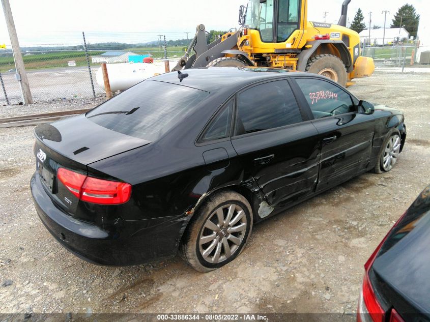 2013 AUDI A4 PREMIUM WAUAFAFL3DA167122