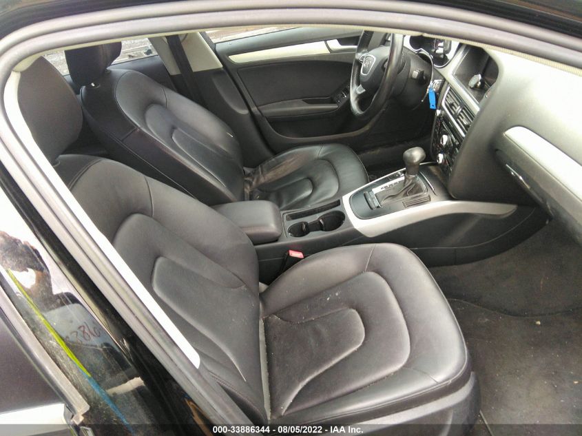 2013 AUDI A4 PREMIUM WAUAFAFL3DA167122