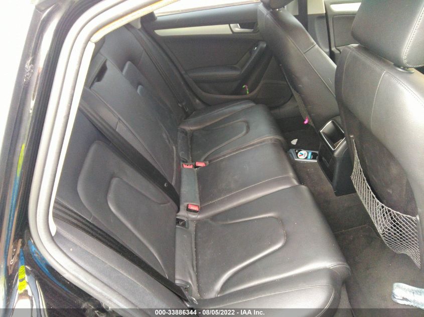 2013 AUDI A4 PREMIUM WAUAFAFL3DA167122