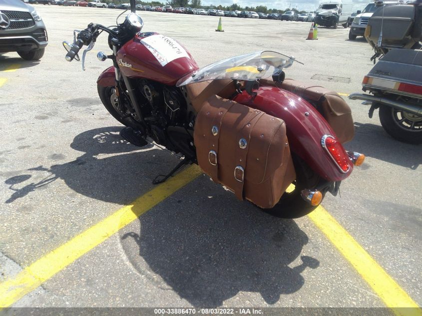 2016 INDIAN MOTORCYCLE CO. SCOUT SIXTY 56KMSB116G3116580