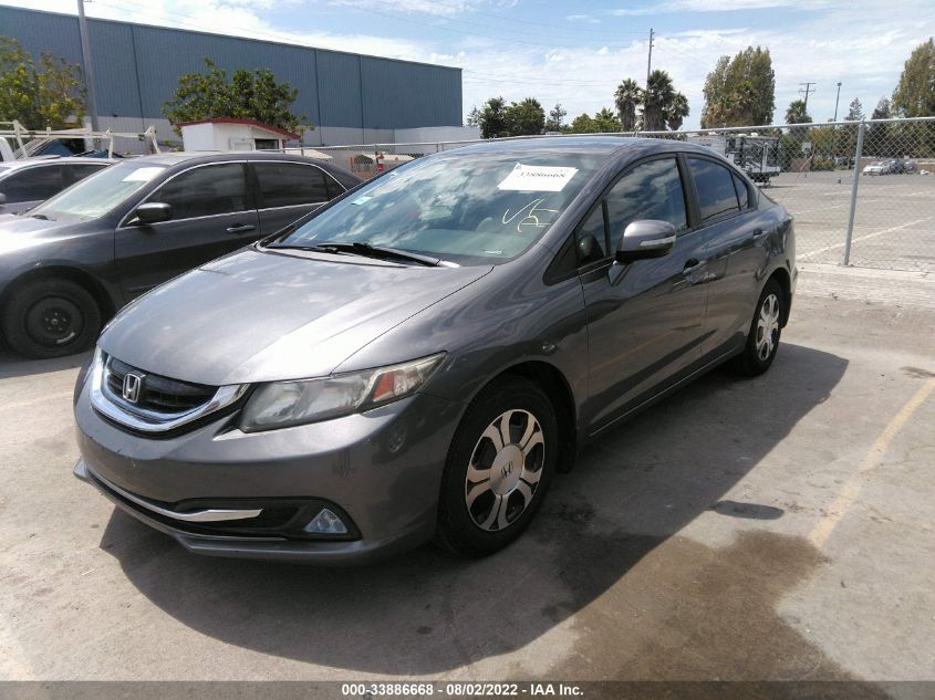 2013 HONDA CIVIC HYBRID 19XFB4F37DE200660