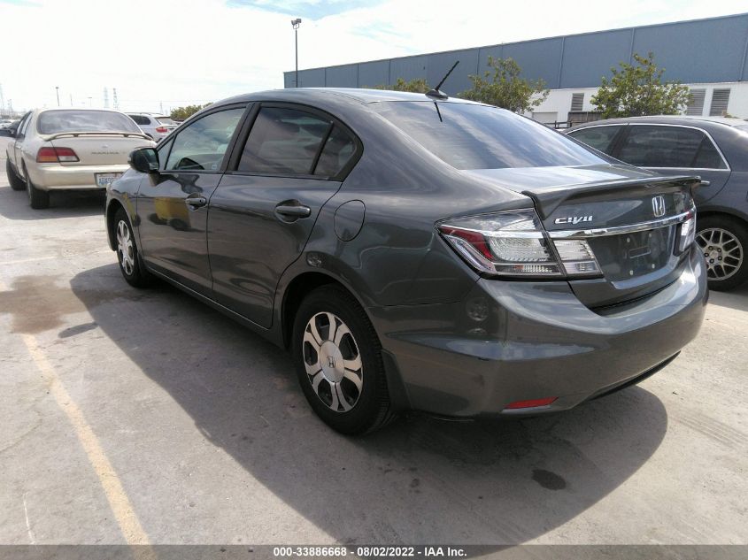 2013 HONDA CIVIC HYBRID 19XFB4F37DE200660