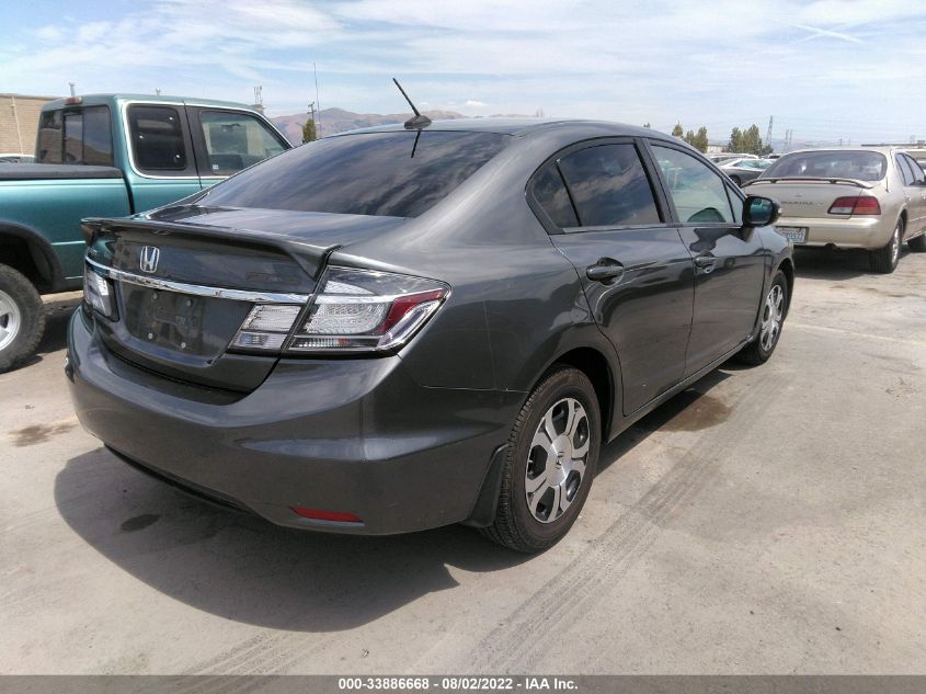 2013 HONDA CIVIC HYBRID 19XFB4F37DE200660