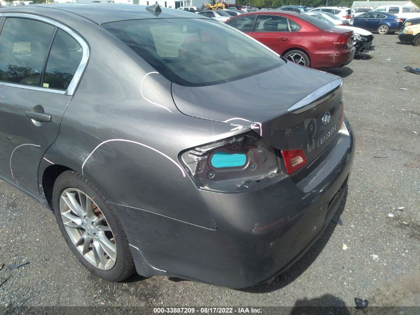 2013 INFINITI G37 SEDAN X JN1CV6AR8DM351514